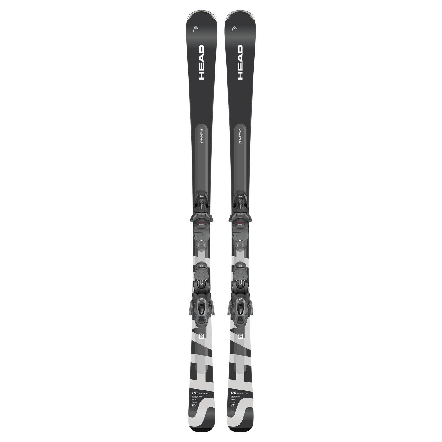Head - Pack Ski Shape V2 + Fixations Pr 10 Gw Promo Homme - Skis - Gris - 142 Cm - Decathlon