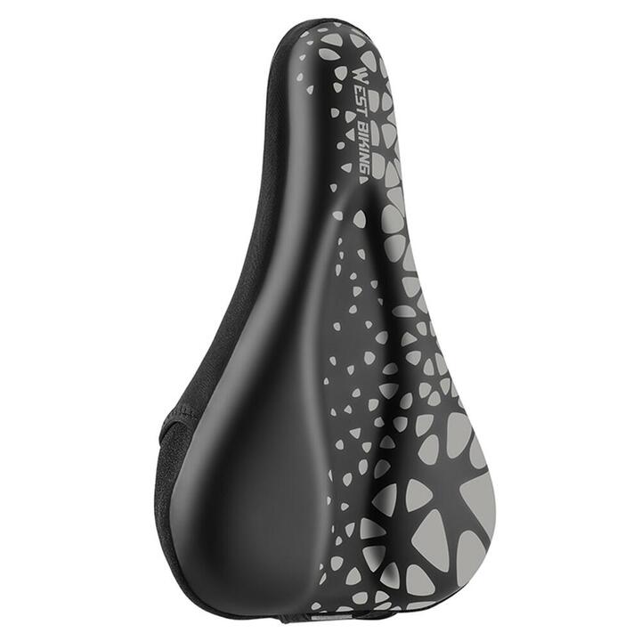 Housse De Selle En Silicone Confortable Pour Vélo - Marque WEST BIKING, Anti-dérapante Et Respirante