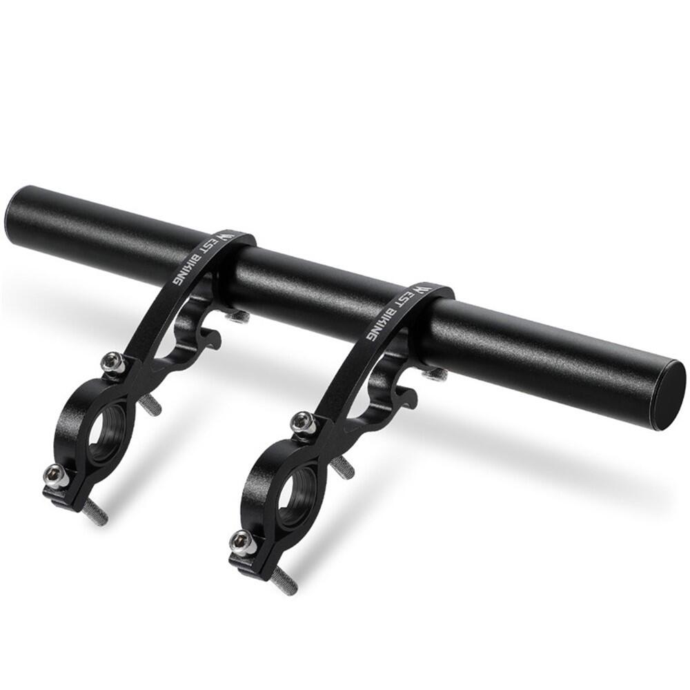 Aluminiowy uchwyt na kierownicę roweru z podwójnym zaciskiem na lampę, GPS, licz 6/7