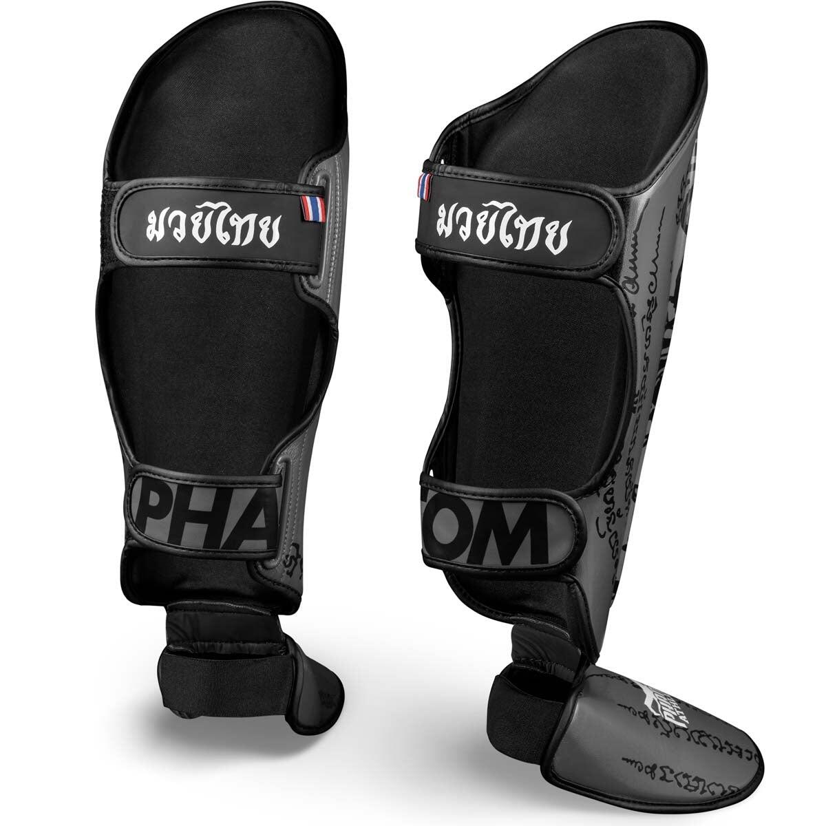 Protège-tibias Phantom Muay Thai – Gris – L/XL 2/7