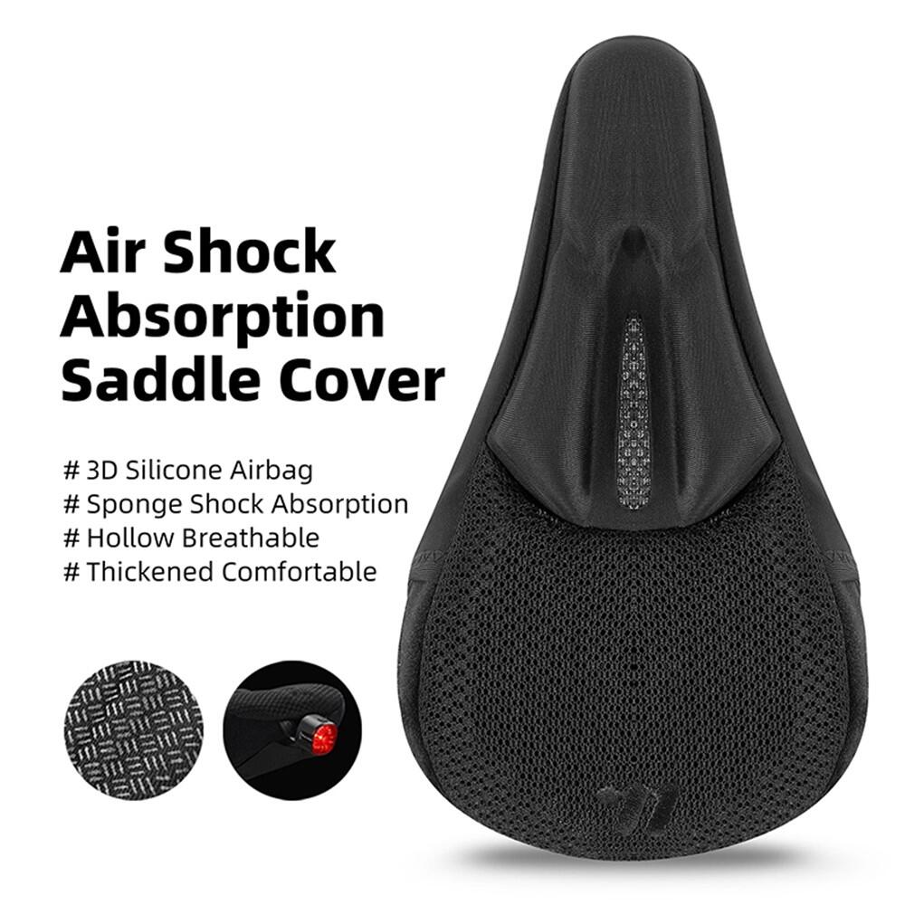 Housse de selle vélo silicone 3D amortissante et respirante 2/7