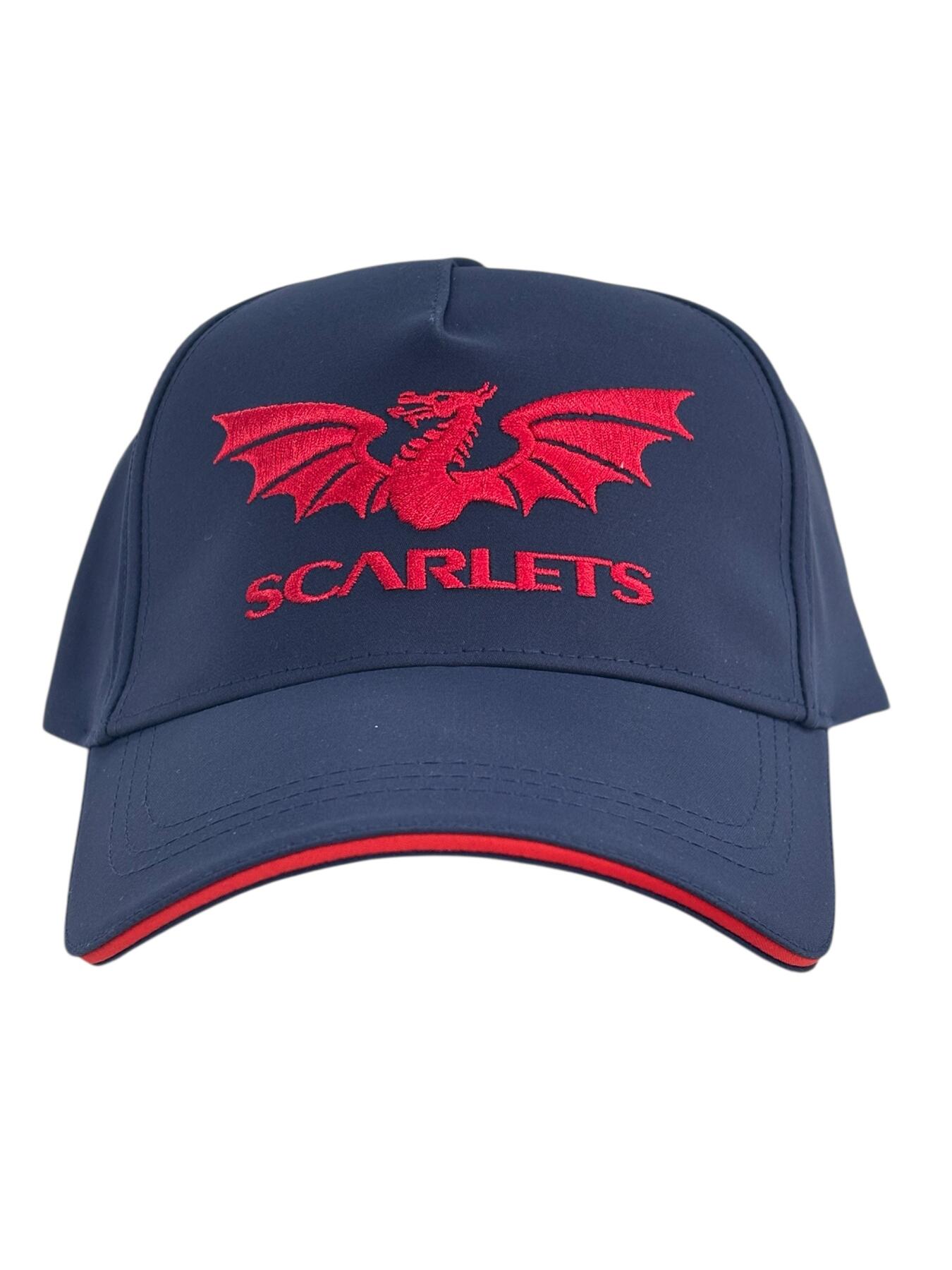 Scarlets Men's Navy Cap Castore Rugby Club Logo Training Hat