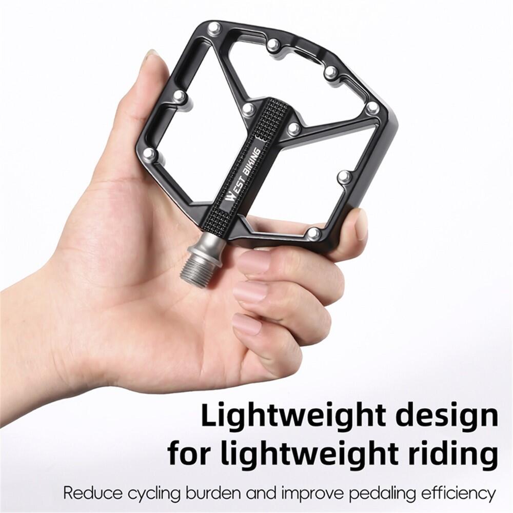 Paire de pédales vélo aluminium 3 roulements 6/7
