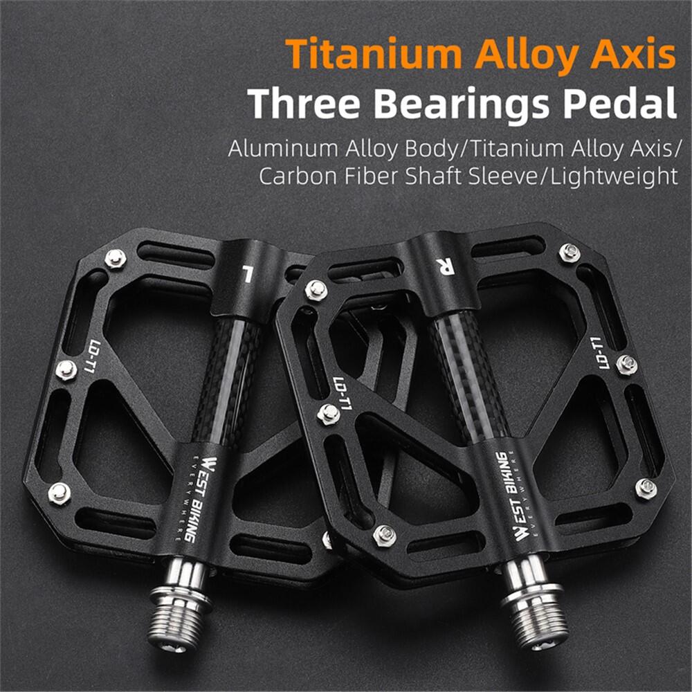 Paire de pédales vélo ultra-légères aluminium 2/7