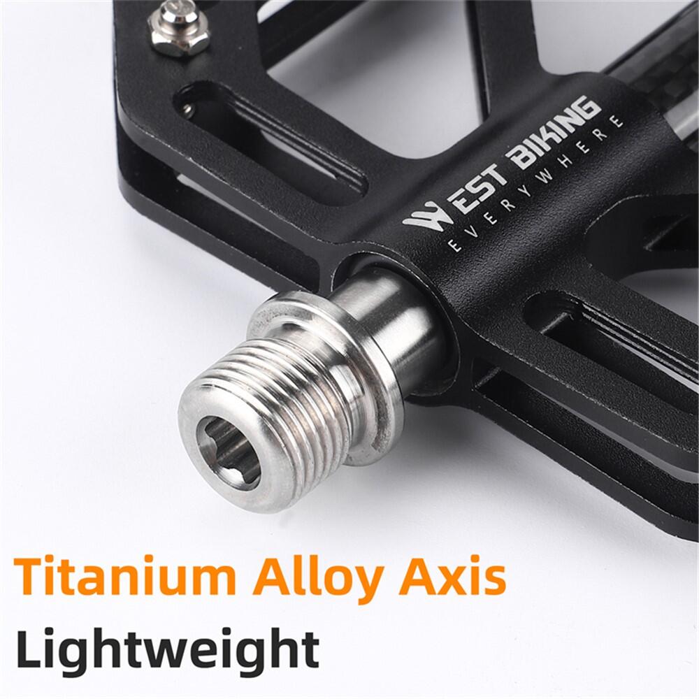 Paire de pédales vélo ultra-légères aluminium 4/7