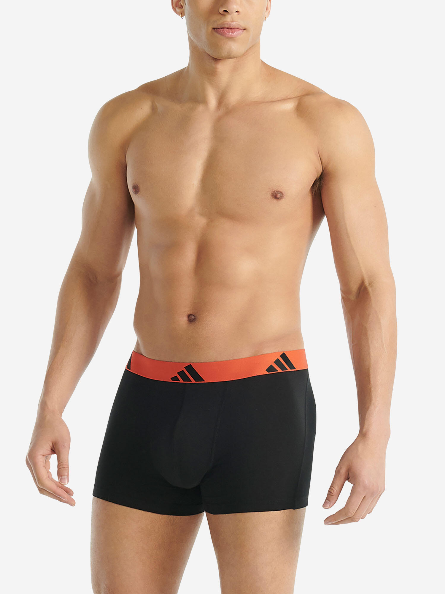 Trunk eng anliegende Boxershorts Herren - Active Flex Cotton schwarz 5/7
