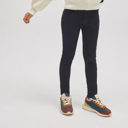 Pantalón niña vaquero pitillo negro