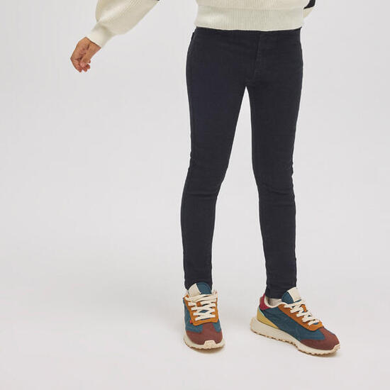 Pantalón niña vaquero pitillo negro