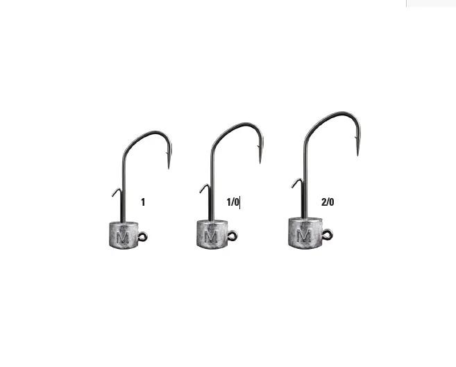 Jig Mustad Alphapoint ned jig head nr 1/0, 10 g, 12 buc / plic 1/1