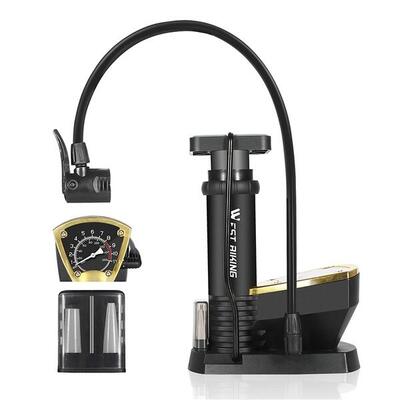 Voetpomp fiets draagbaar 140 psi met manometer
