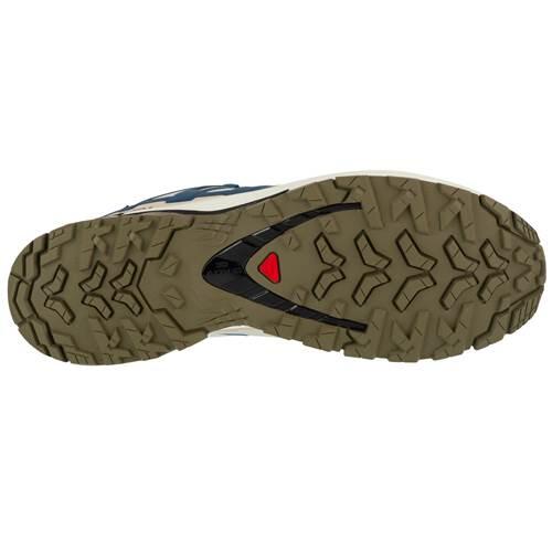 Scarpe Salomon XA Pro 3D V9 GTX Trail Blu/Beige 4/4