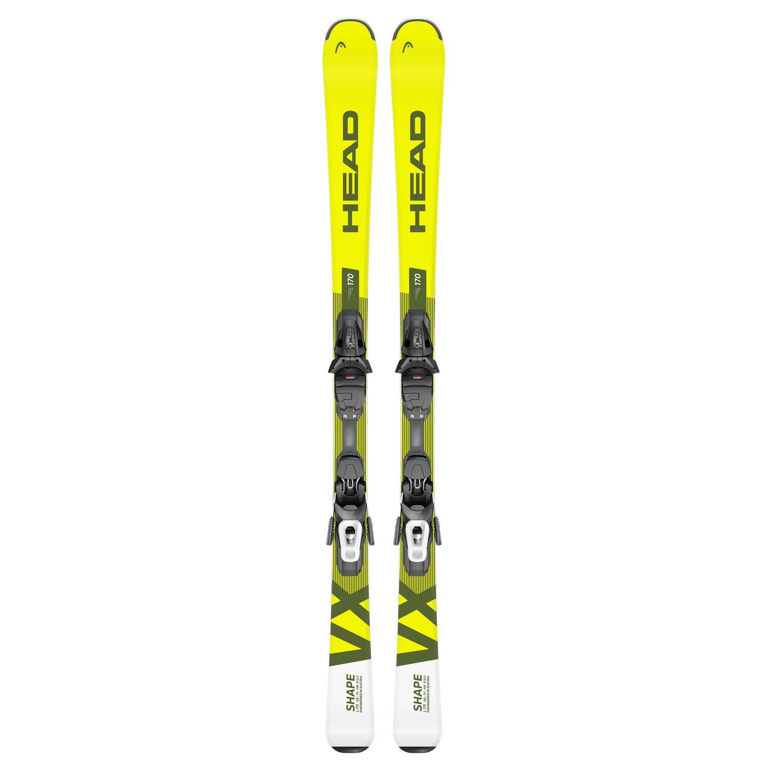 Head - Pack Ski Shape Vx 74 R + Fixations Pr 10 Gw Promo Homme - Skis - Jaune - 142 Cm - Decathlon