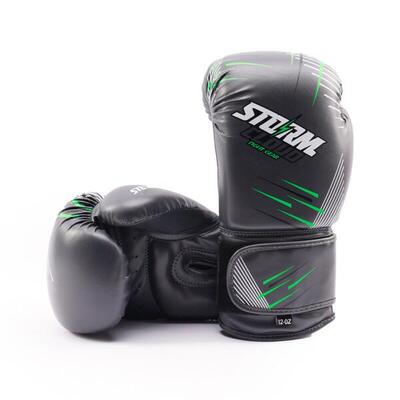 Rękawice bokserskie StormCloud StarFall Grafit-Limonka 16oz