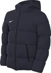 Veste unisexe Nike Therma-Fit pour l'automne en Noir/Blanc Taille L