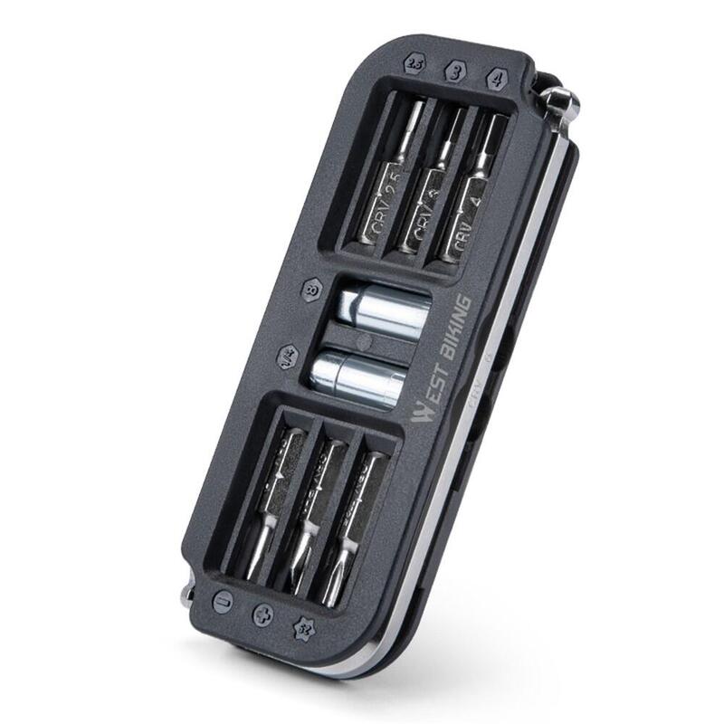 Outil Multifonction Vélo 11 En 1 – Clés Hexagonales, Tournevis – Compact Et Neuf