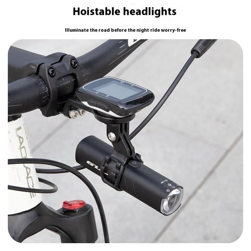 Suport computer bicicletă aluminiu, extensie ghidon
