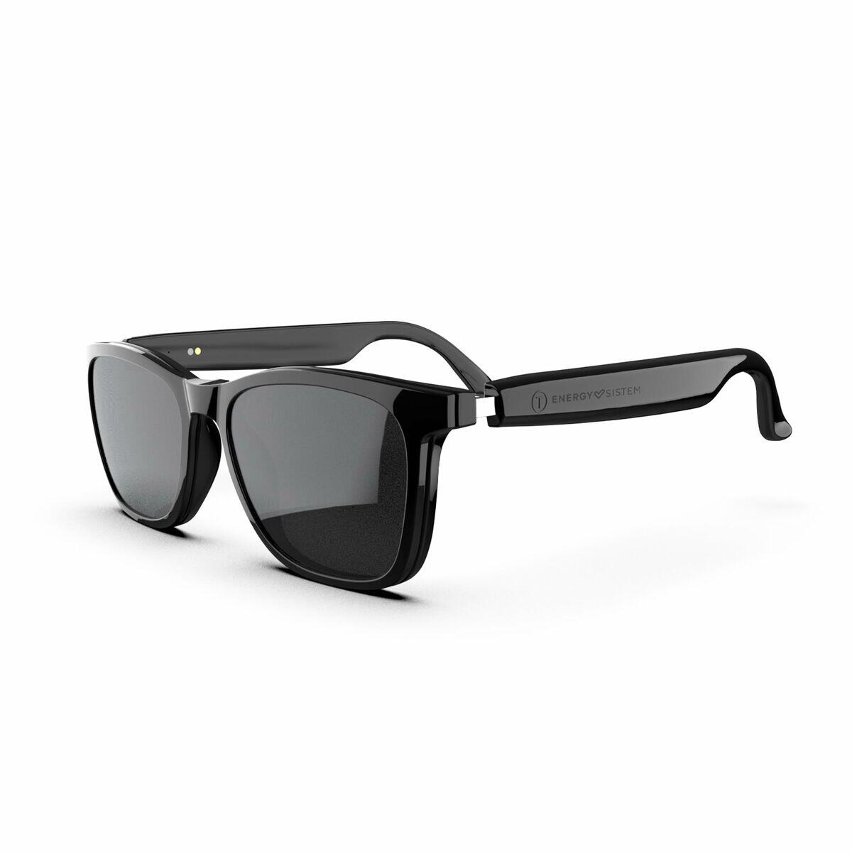 Slimme Bril, Draadloze Bluetooth 5.0 Audio-zonnebril, Stereo Ruisonderdrukking Open Oormuziek Handsfree Bellen Zonnebril met Hoofdtelefoon voor Fietsen, Hardlopen, Autorijden, Vissen(Zilver grijs
