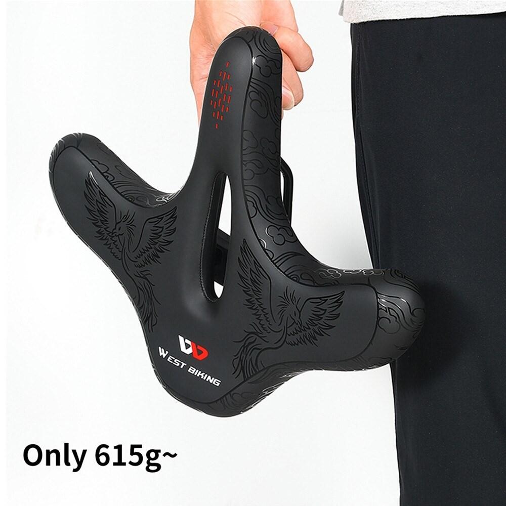 Sillín bici cómodo ergonómico impermeable ancho 5/7