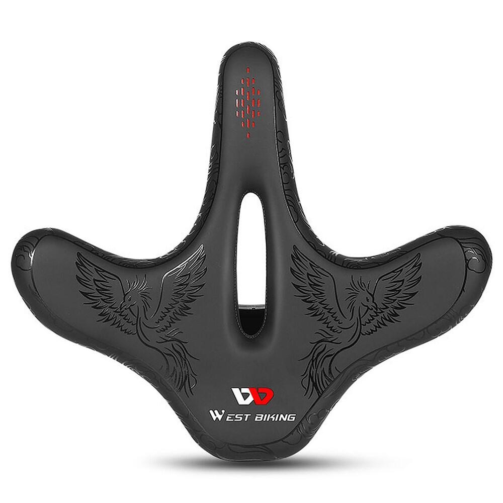 WEST BIKING Sella bici comoda ergonomica impermeabile larga