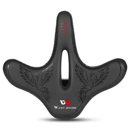 Wygodne, ergonomiczne, wodoodporne siodełko rowerowe szerokie