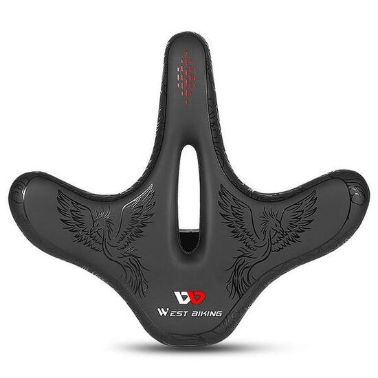 Wygodne, ergonomiczne, wodoodporne siodełko rowerowe szerokie