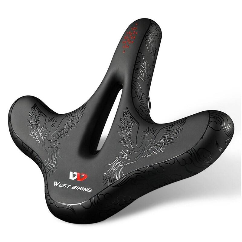 Șa bicicletă confortabilă ergonomică impermeabilă lată