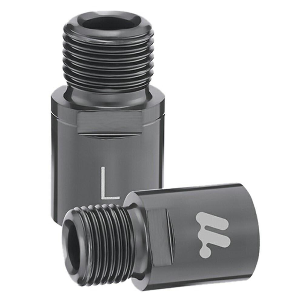 Bike Pedal Extension Pair with Extended Thread for MTB and Road