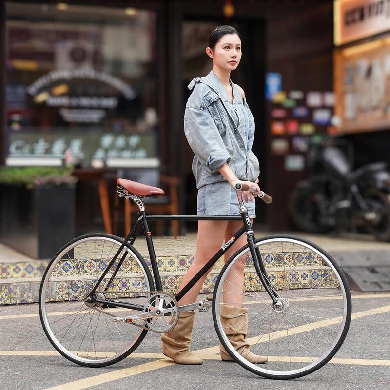 Șa bicicletă retro microfibră cu arcuri amortizantă