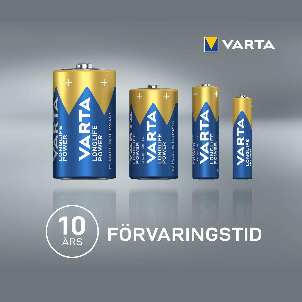 Batteries VARTA longlife power aaa - lr03 AAA 5/5