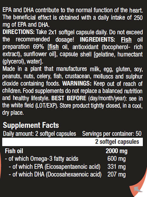 Oméga 3 - Omega 3 - 100 Gélules 3/3