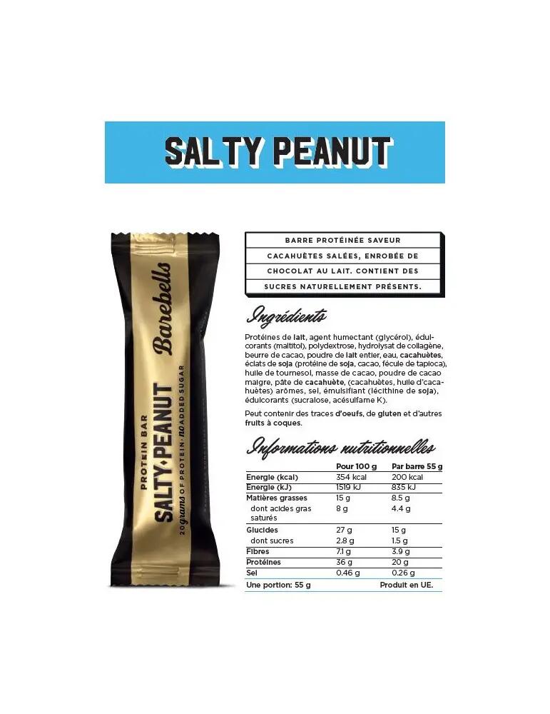 Barebells barre protéinée (55g) | Salty Peanut 3/3
