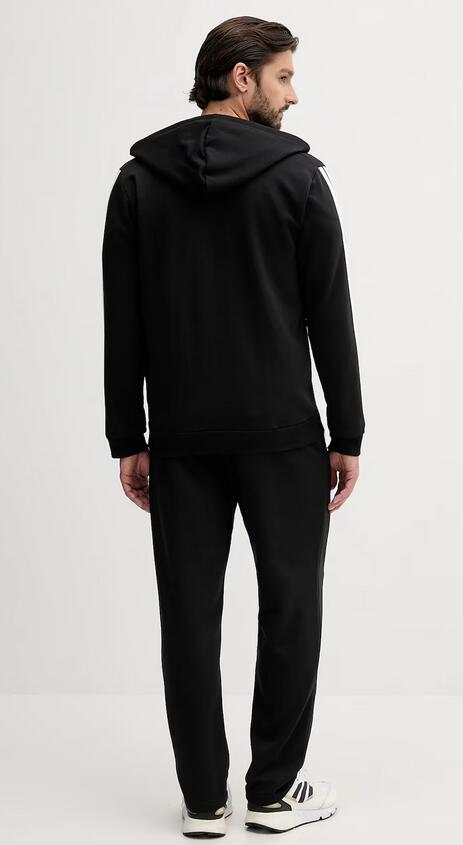 Tuta uomo adidas essentials - nero 3/6