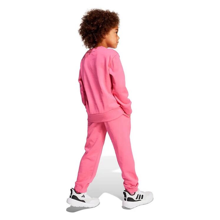 Tuta bambina adidas essentials - rosa 2/5