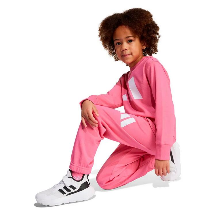 Tuta bambina adidas essentials - rosa 5/5