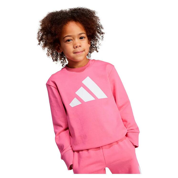 Tuta bambina adidas essentials - rosa 4/5