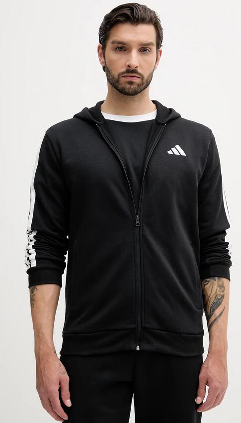 Tuta uomo adidas essentials - nero 2/6