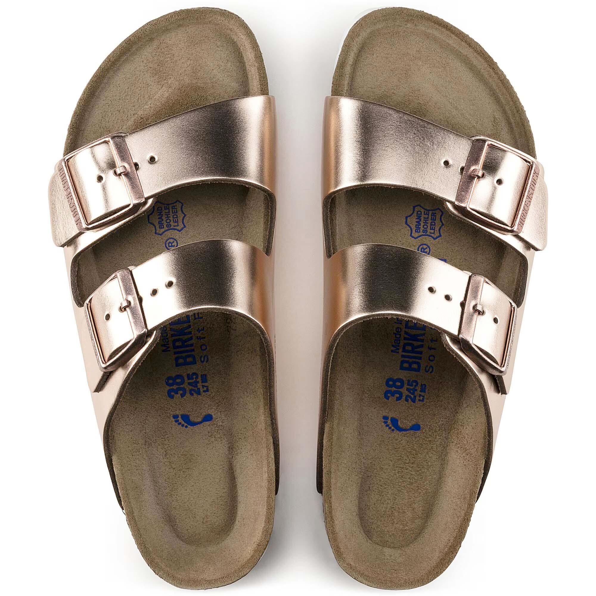 BIRKENSTOCK chaussures décontractées cuivre métallique Arizona SFB 4/5