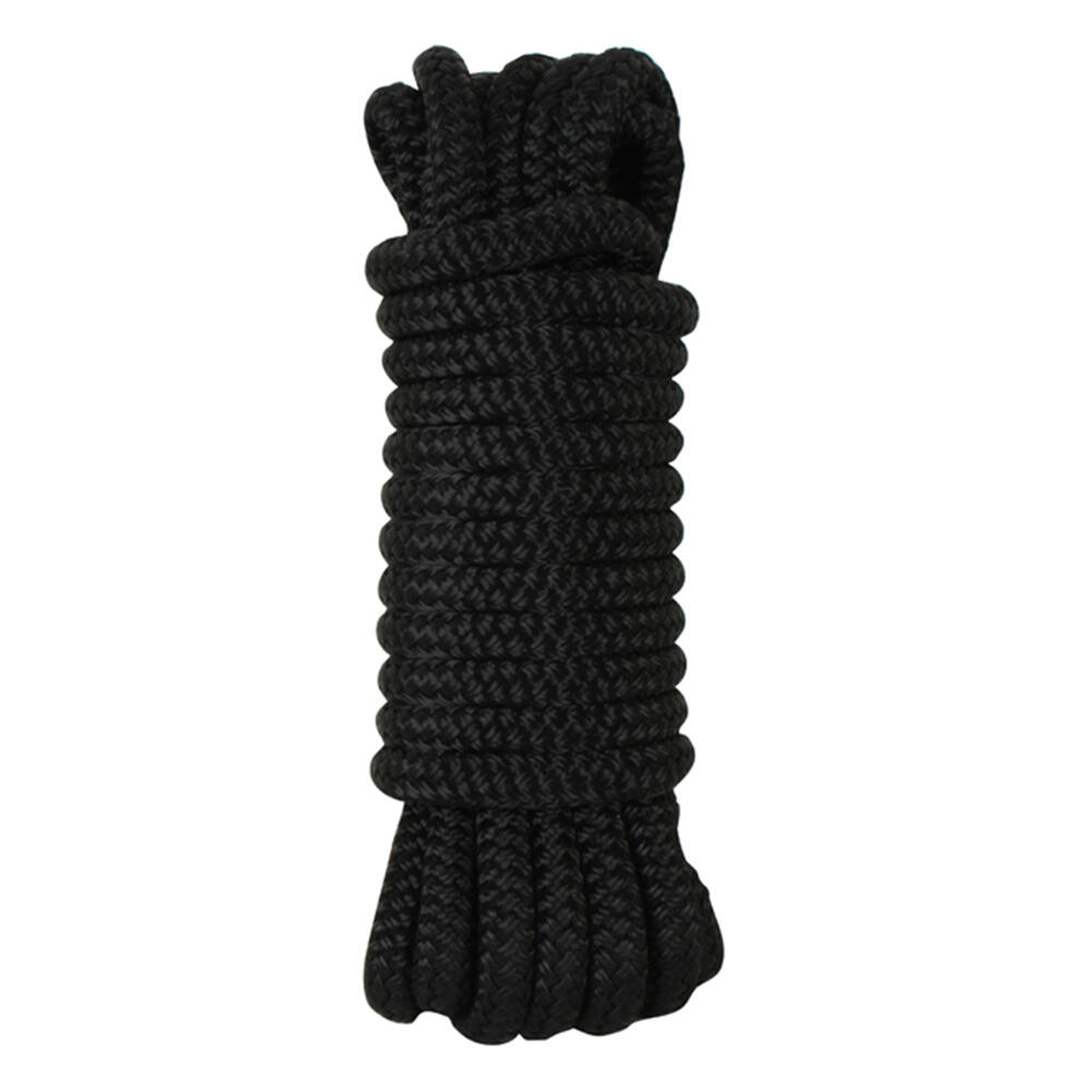 Aristocraft 6M/10mm Docking Line Double Braided Rope - Black