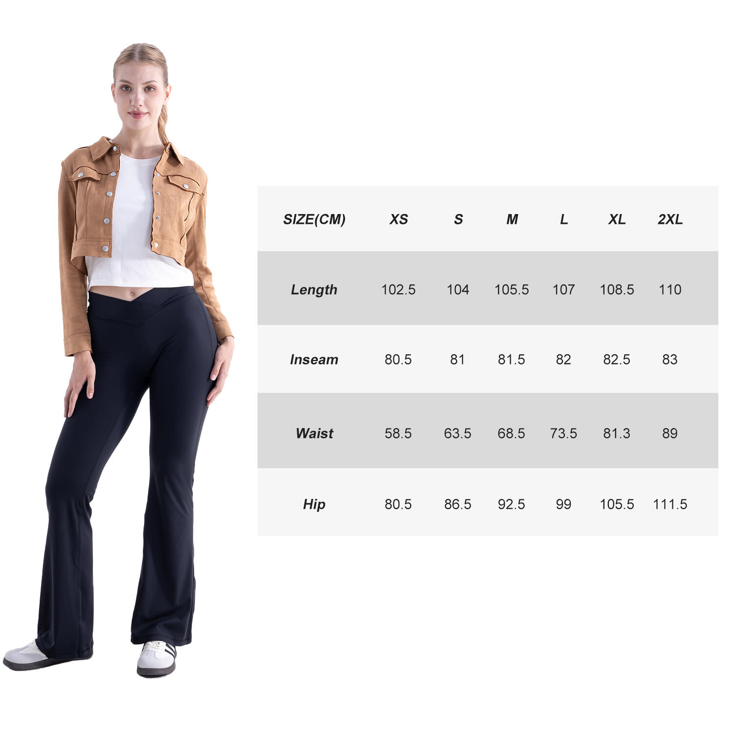 Pantalones de yoga, leggings de yoga para mujer, negros. Cintura en V. Talla XL 5/7