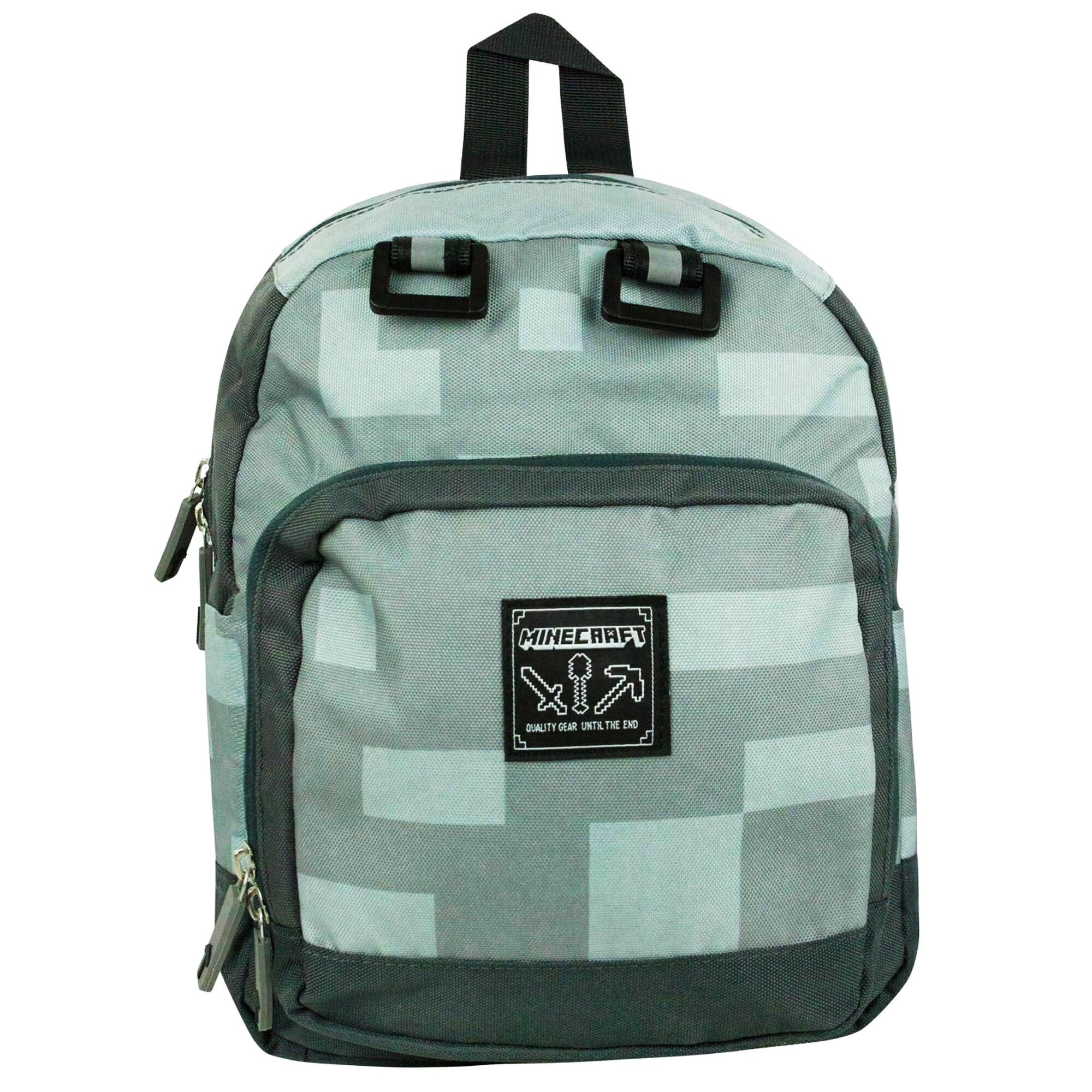 Minecraft Childrens/Kids Official Silver Mini Backpack
