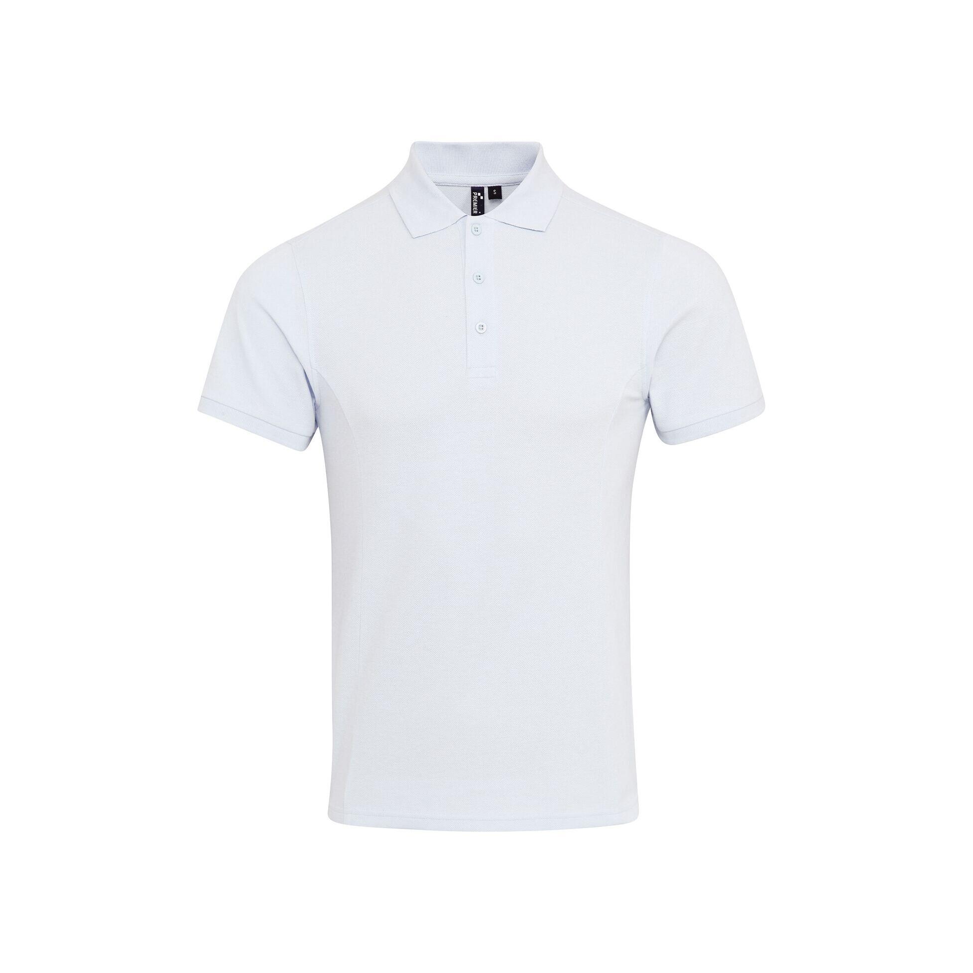 Premier Mens Coolchecker Plus Pique Polo With CoolPlus