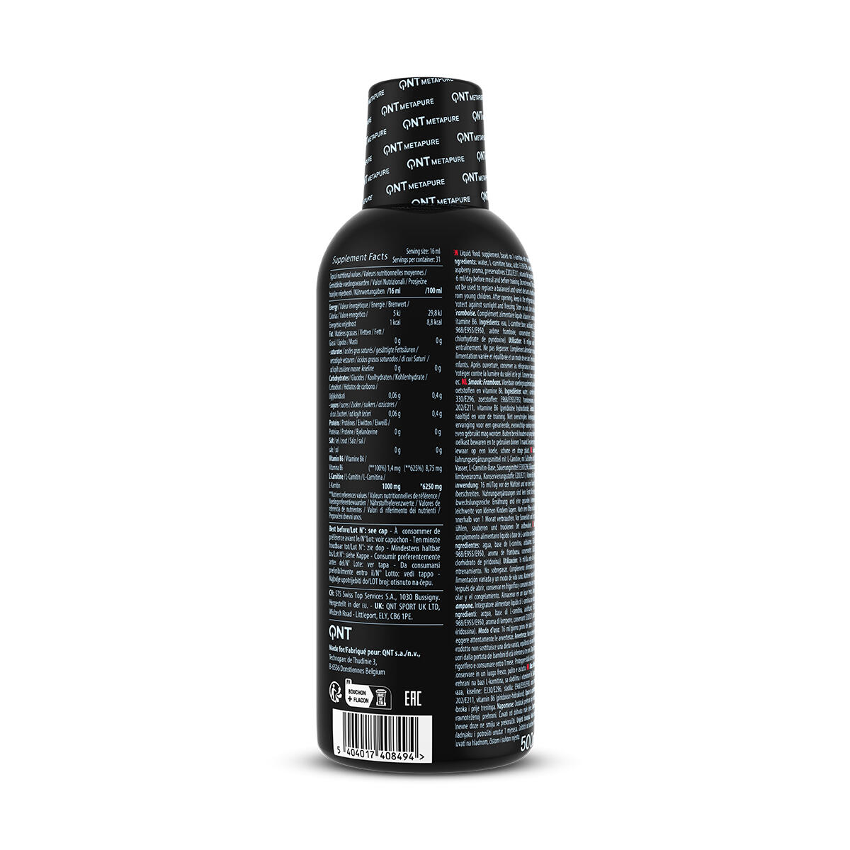 l carnitine gout L-Carnitine Liquide 5000 - Goût Framboise