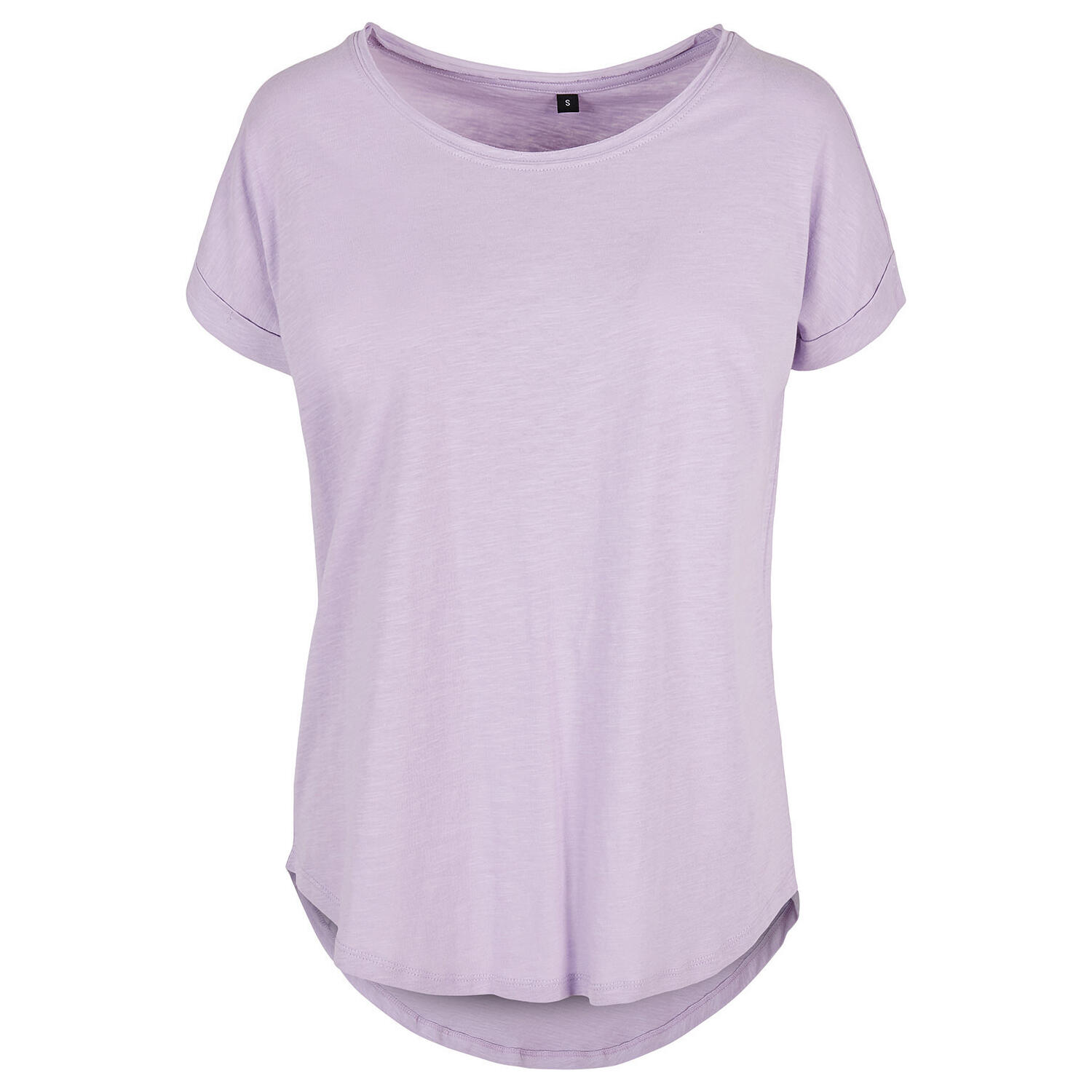 Build Your Brand Womens/Ladies Long Slub T-Shirt