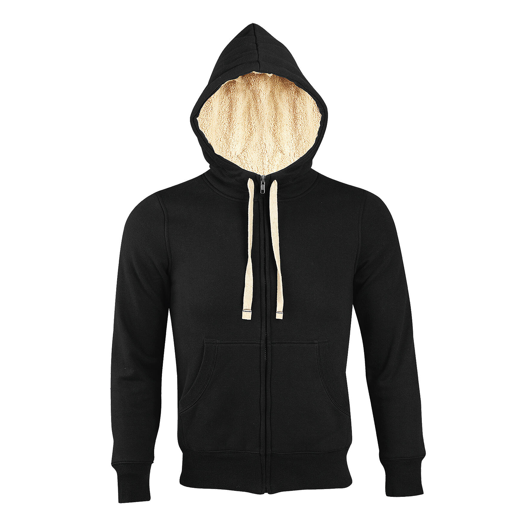 SOLS Sherpa Unisex Zip-Up Hooded Sweatshirt / Hoodie