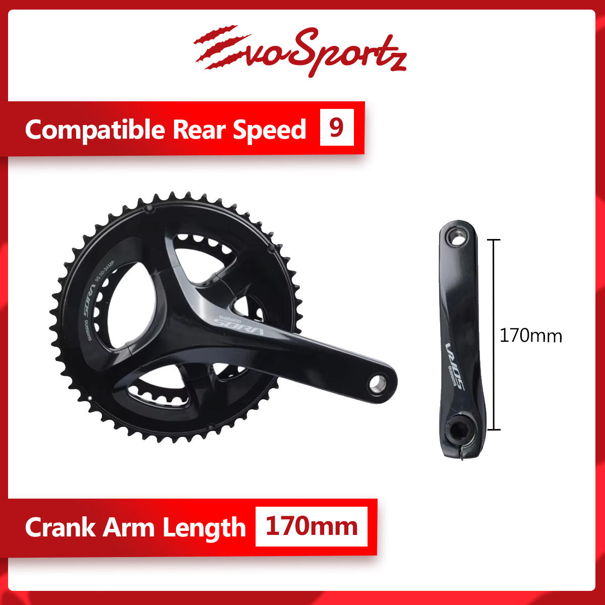 kirara-!! FC-09 52-36 175mm 未使用 kirara-!!様専用 FC-09 52-36 175mm 未使用 - メルカリ