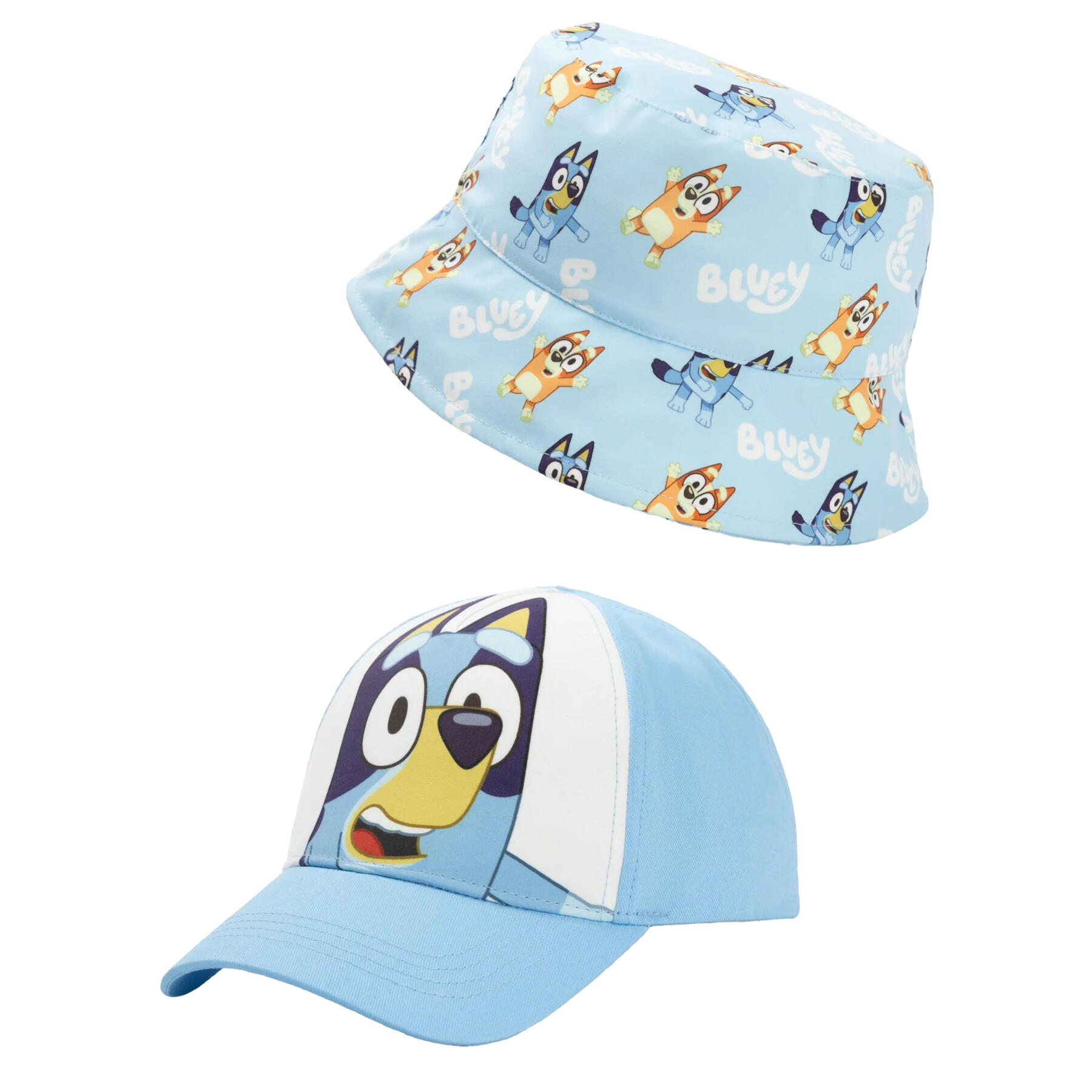 Bluey Childrens/Kids Bucket Hat & Cap Set