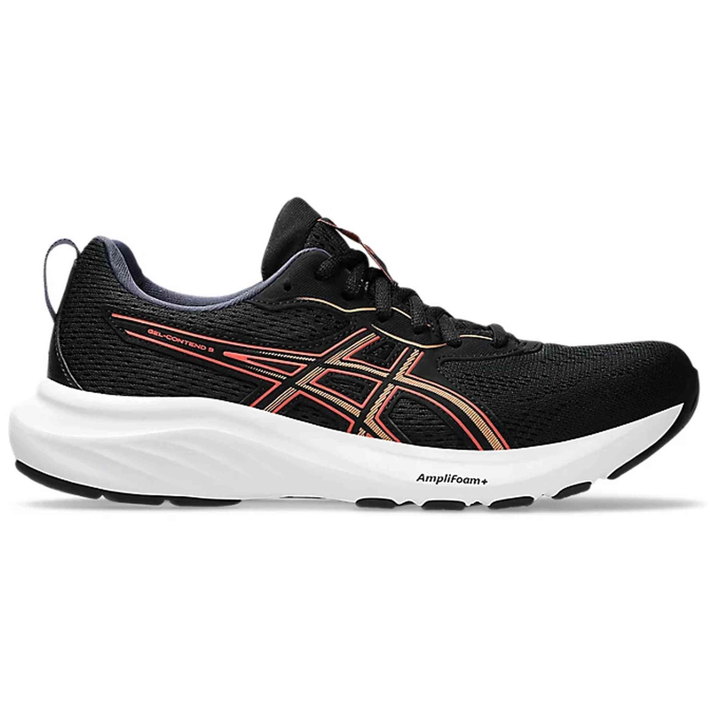 Asics - Chaussures De Course Asics Modèle 1012b681-004 Pour Femmes - Chaussures D'Athlétisme - Noir - Decathlon