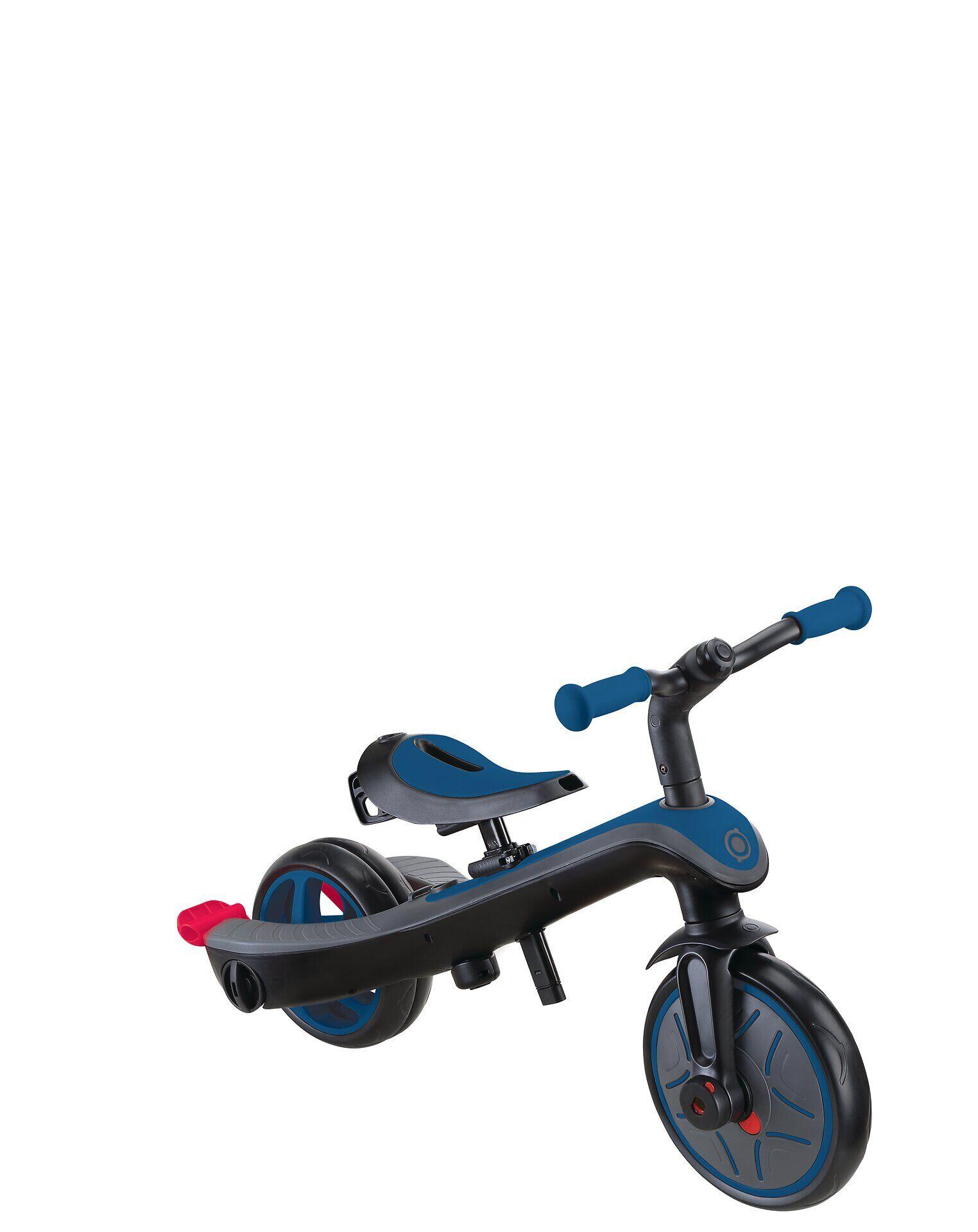 Triciclo evolutivo para bebé EXPLORER 4 em 1 - Azul-marinho 13/15