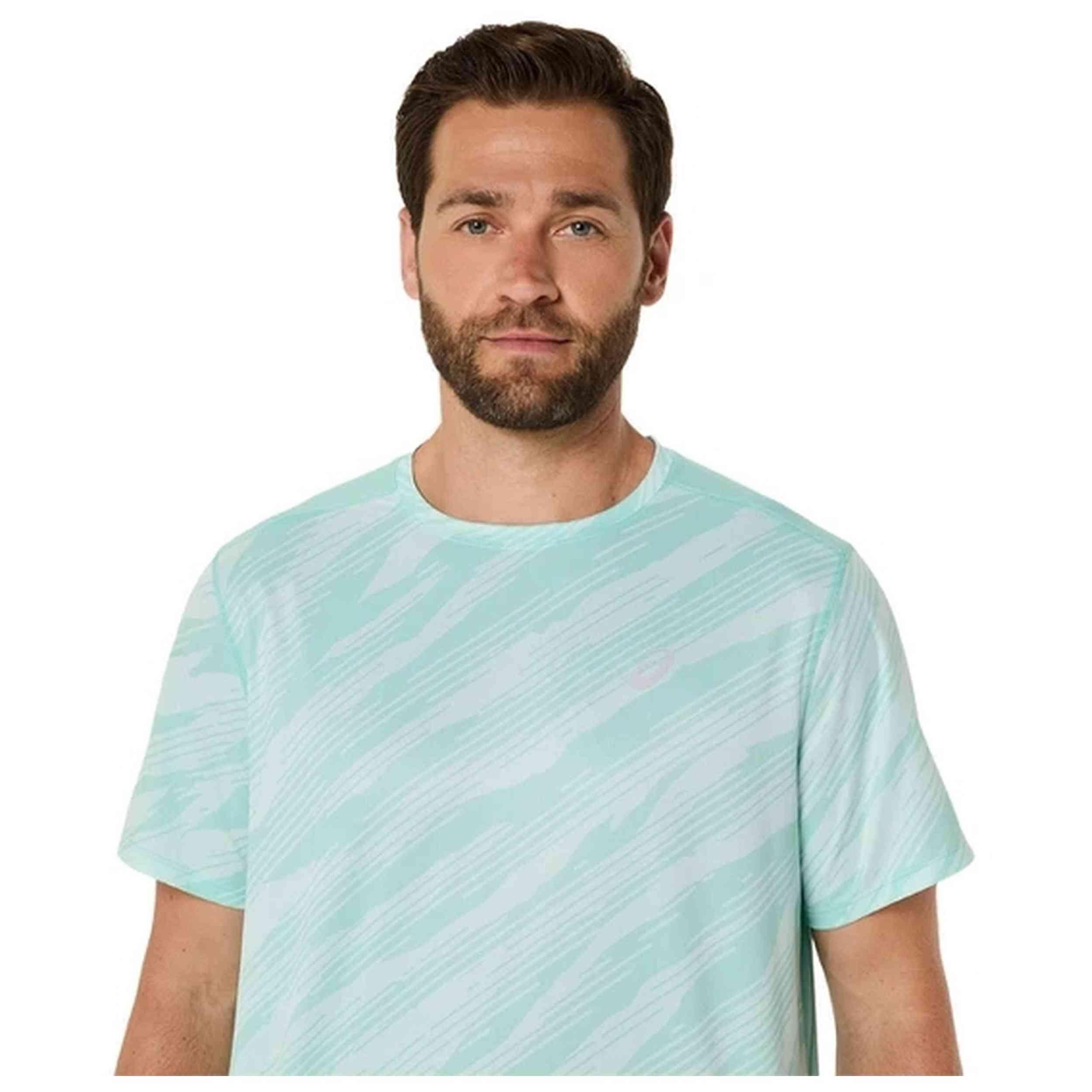 Maglia a maniche corte Asics modello 2011D212-300 per uomini 4/5