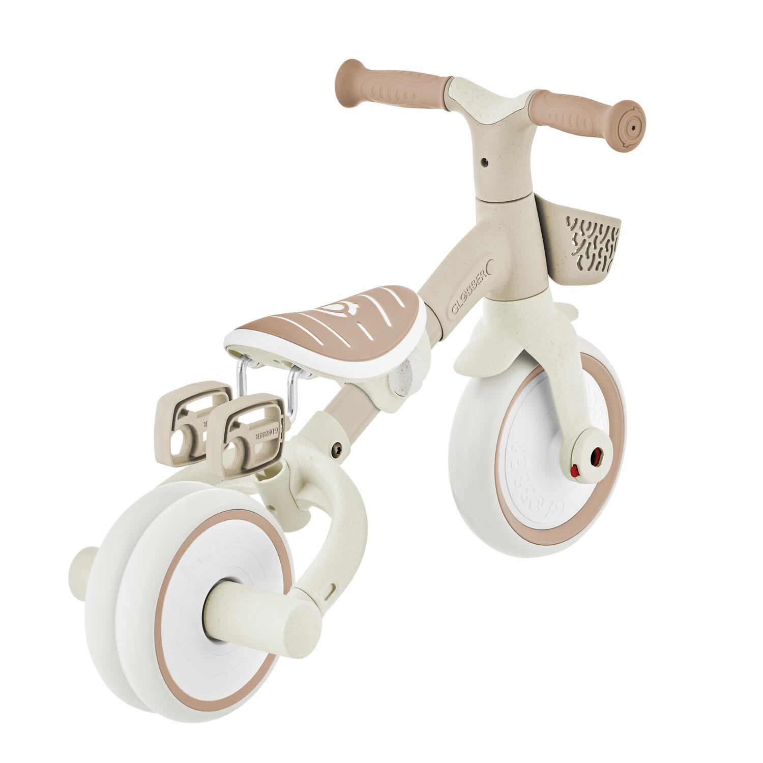 Triciclo LEARNING 3 EM 1 PLUS ECO - Castanho-claro 6/7